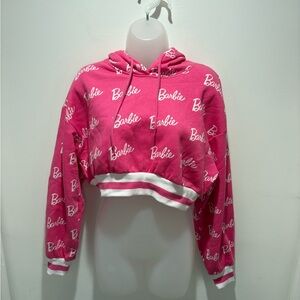Barbie Cropped Hoodie - Size Small